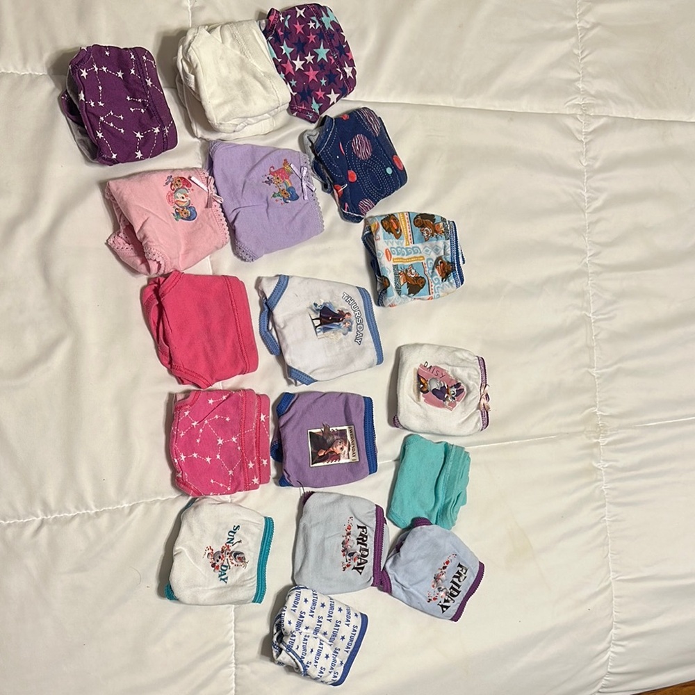 Colorful Girls Undergarments